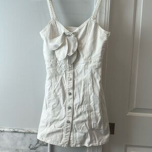 White denim 7 for all Mankind dress, size small